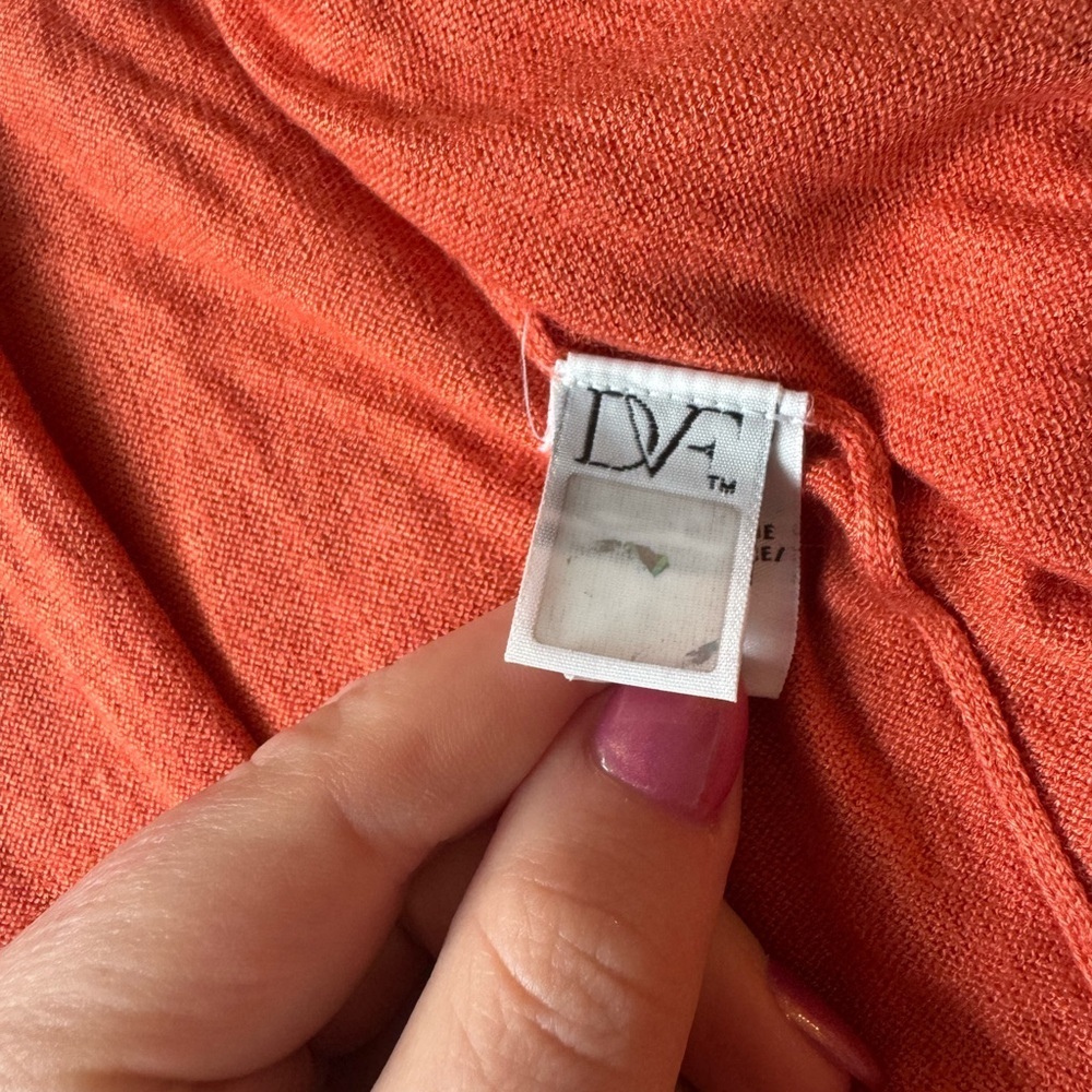 Diane Von Furstenberg Coral Silk/Cashmere Cardigan - Picture 4 of 6